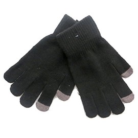 2 XMen's Knitted Touch Screen Gloves with grey tips for touch screen phones and ipods