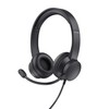 Trust HS-201 Computer Over Ear Headset Wired Stereo Black