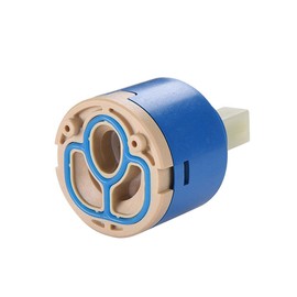 Aquaterior 40mm Ceramic Faucet Cartridges Valve Disc Above Counter Faucet stem Assembly Replacement for Bathroom 2pcs