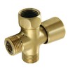 Kingston Brass K161A7 Showerscape Shower Arm Diverter, Brushed Brass 2.75