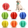 Interactive Dog Treat Ball Toys for Aggressive Chewers Teething Toys
