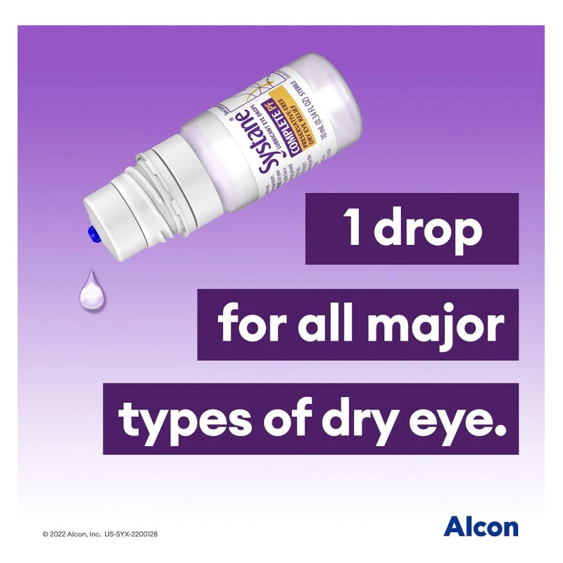 2 Twin Pack 10 Ml Systane Complete Pf Gotas Lubricantes