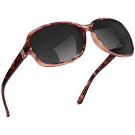 SIPHEW Polarized Sunglasses Womens, Classic Square Sun Glasses for women with UV Protection Wrap Shades