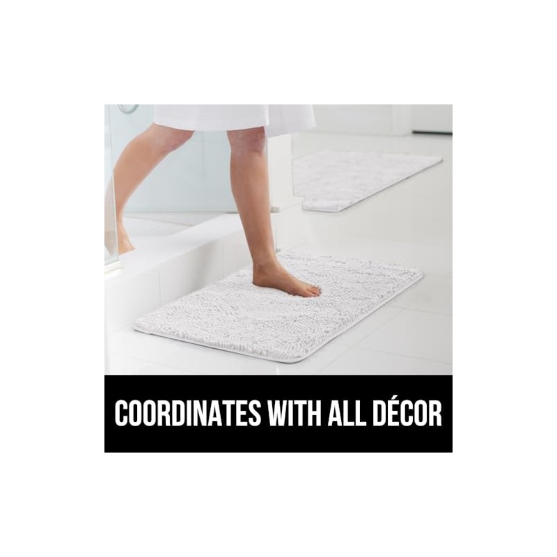 GORILLA GRIP GORILLA GRIP Bath Rug Mat 42x24, Thick Soft