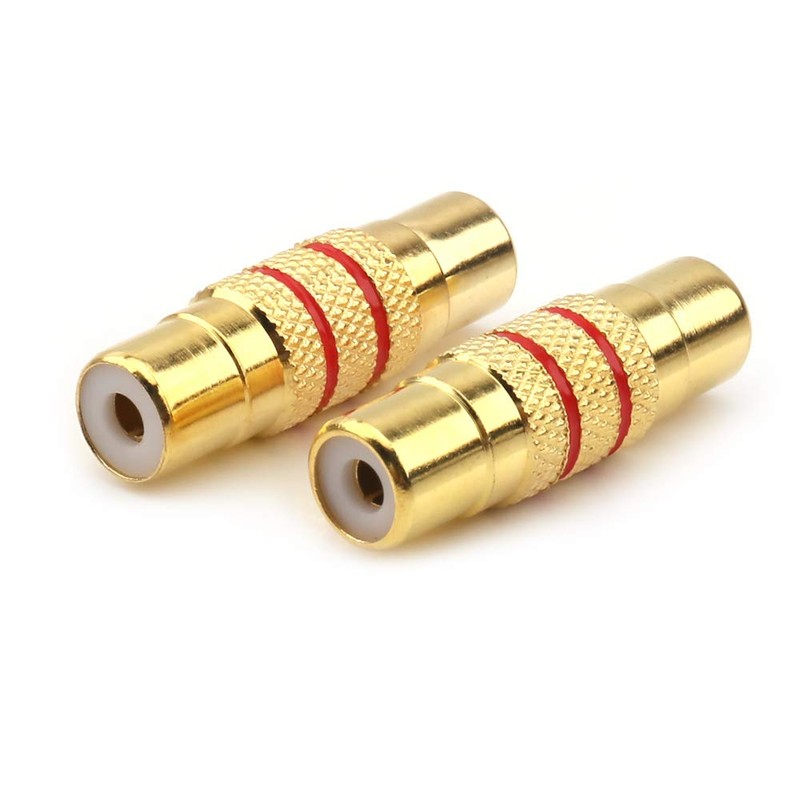 NANYI RCA Female to RCA Female Interconnect Coupler Adapter, with