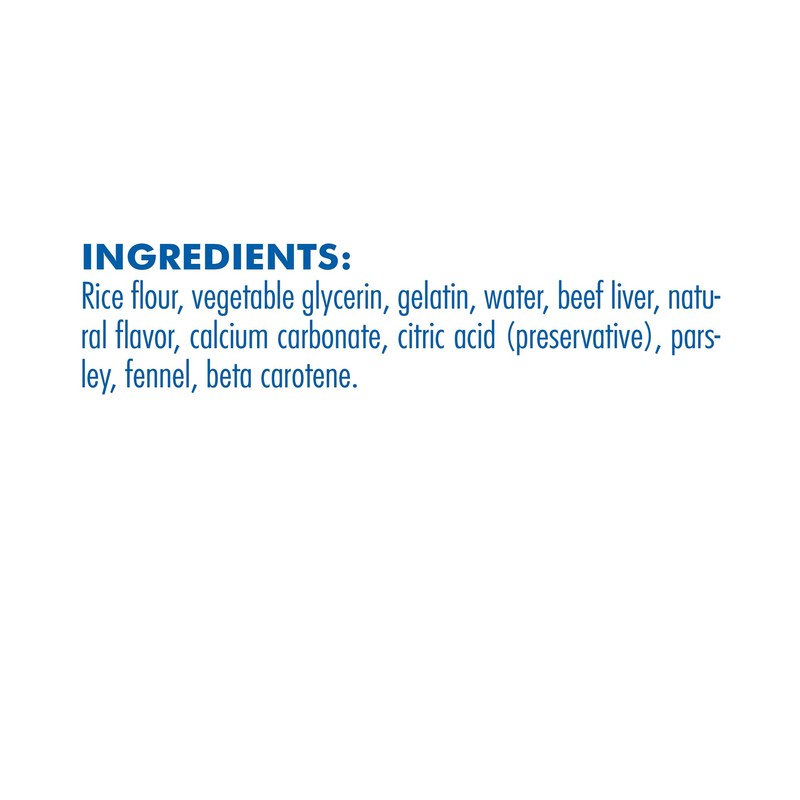 N-Bone FLOSSta Dual Action Dental Chews Beef Liver Flavor, 6.4-oz