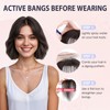TESS Bangs Hair Clip 360° 3D Cover Lace Cover 100%