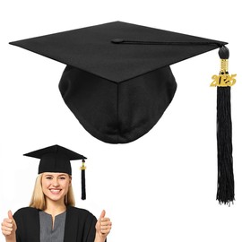 YDHfdc Graduation Hat Graduation Hat 2025 Pendant Tassel Bachelor Hat Elastic Unisex Graduation Hat for Graduations from University, College, Graduation