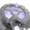XKMT-Blue LED Engine Clutch Cover See Through Compatible With Kawasaki