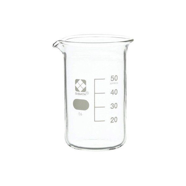 Shibata Science Tall Beaker, 1.7 fl oz (50 ml) 010040-50A,