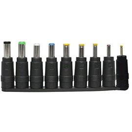 Broadwatch 9 DC Plug Adapters (5.5/2.1mm Jacks vs. 9 Plugs) Plug Converter, AC Adapter Converter, Compatible with Famous Manufacturers (1 Piece)