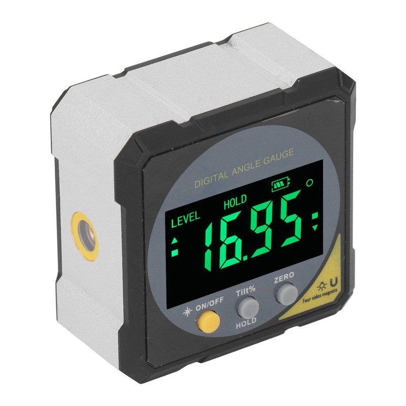 Black LCD Angle Finder Backlit IP54 Waterproof Digital LCD Screen