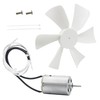 6’’ Replacement RV Vent Fan Motor & Fan Blade, 12V