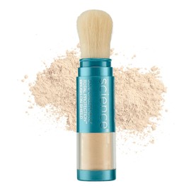 Colorescience Sunforgettable Mineral SPF 50 - Protector solar mineral en polvo con brocha (Fair)