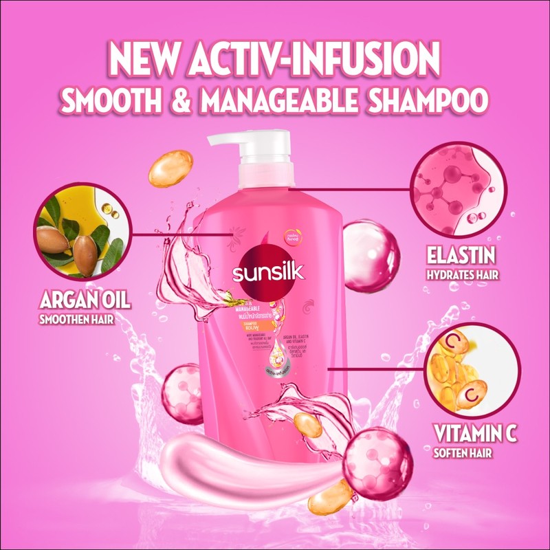 No Brand Sunsilk Smooth and Manageable Shampoo 680 ml -
