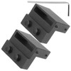 Outanaya 2pcs Barn Door Stopper Zinc Alloy Sliding Door Retainer