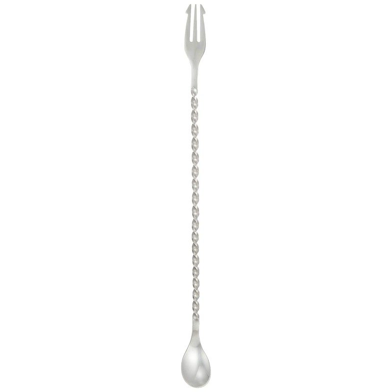 Spiral Bar Spoon Small Right Handed Stainless Steel Cocktail Long