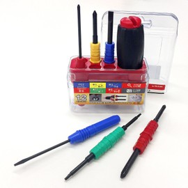 Vessel TD-912N Screwdriver Set for Famidora 12 Phillips Negative Screws, Triangular Screws