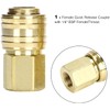 Compressed Air Coupling 1/4 Inch for Compressed Air Connections, Euro