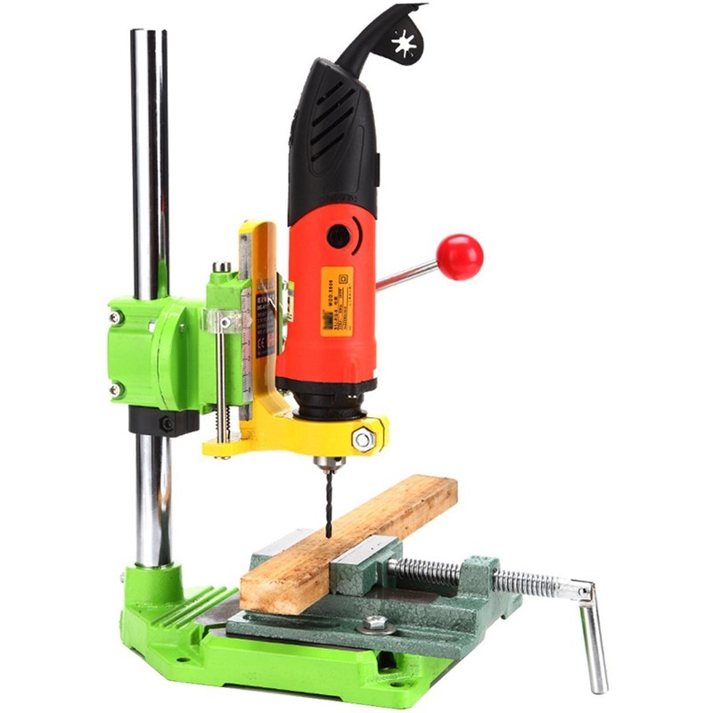 Floor Drill Press stand with cast iron vise/Rotary Tool Workstation
