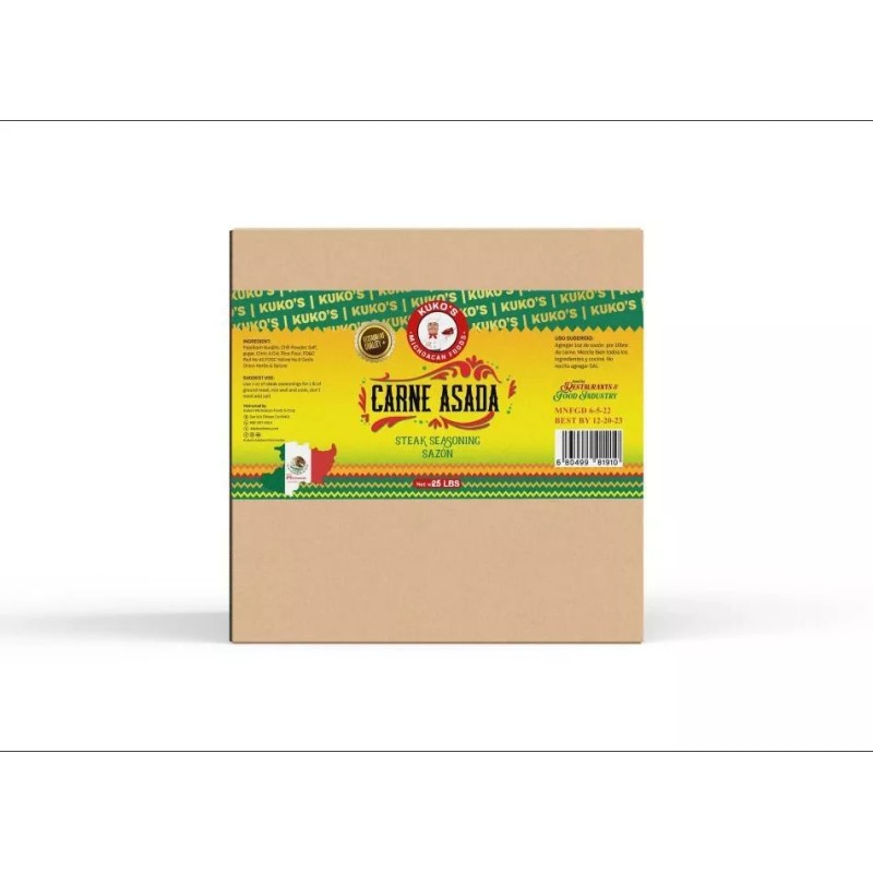 Kuko's M Foods CARNE ASADA SEASONING - 10 LBS