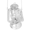 Oil Lamp Retro Appearance Iron Art Silver Kerosene Lamp with