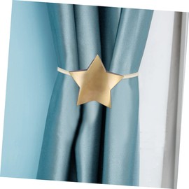 Ciieeo Magnetic Curtain Tiebacks Elegant Star Design Easy to Use No Drill Holdbacks for Living Bedroom Bathroom Curtains Home Decor