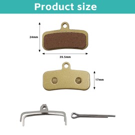 Wjelet 2Pcs Brake Pad for Sur Ron Light Bee Disc Brake Pads Durable Electric Dirt Bike Brake Pads Motorcycle Parts Brake Pads Set,Enhance Stopping Power and Safety