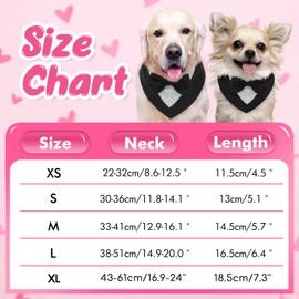 FUAMEY Dog Tuxedo,Formal Dog Wedding Bandana Dog Collar with Bow Tie Dog Birthday Costume Adjustable Pet Party Tux Dog Wedding Attire,Dog Valentines Outfit Cosplay for Small Medium Large Pets Black XL
