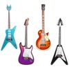 Durlo Pack Of 4 Mini Guitar, Guitar Inflatable Simulation Decorations,