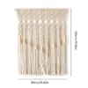 DDBESSIC Boho Macrame Curtains, 71x35inch Beige Hand Woven Window Curtain