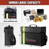 ROLOWAY Large Fireproof Bag 5200°F Heat Insulated (17 x 12