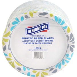 Genuine Joe Paper Plates, 10" (10319)