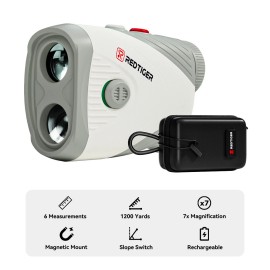 REDTIGER 1200 Yards Laser Range Finder Golf Rangefinder Slope Rechargeable