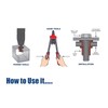 1/4"-20 90PCS SAE Rivet Nut Ass 304 Stainless Steel Flat
