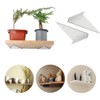 Pack of 2 Shelf Brackets Triangle Shape, Hidden Shelf Brackets,