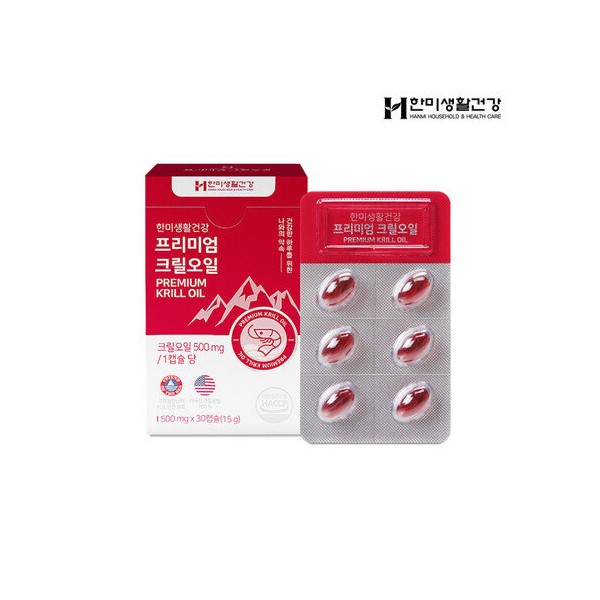 Hanmi Life &amp; Health Krill Shrimp Oil Phospholipid Premium Krill