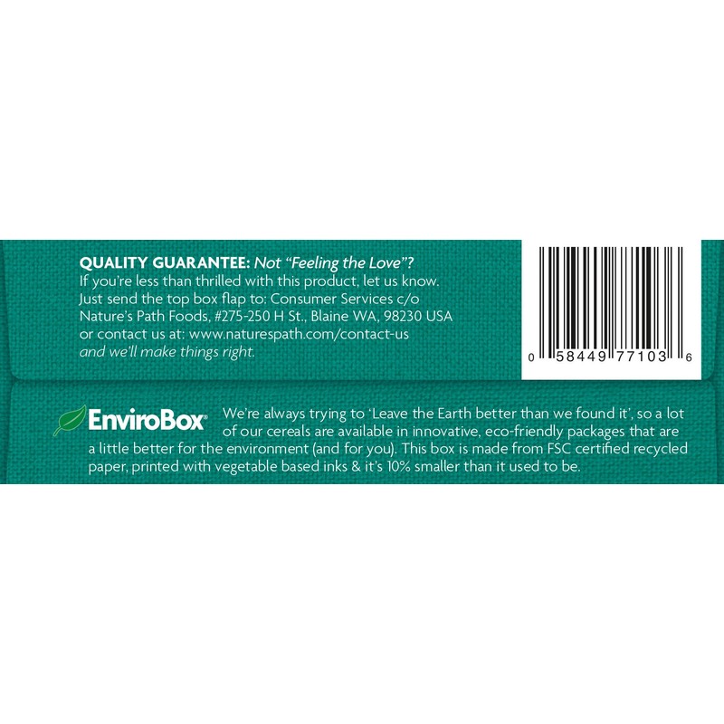 Nature's Path Organic Smart Bran Cereal, 10.60-Ounce Box