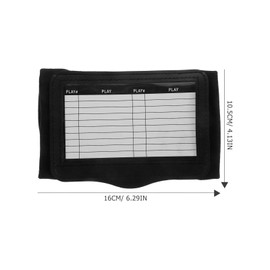 Homoyoyo Youth Quarterback Equipment Board Playbook Bracelet Made of Game Baseball Training Accessories Wrist Trainer for Teenagers Wrist Foot Playbook Bracelet Child Basketball Bruce