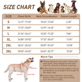 IECOii Dog Surgery Recovery Suit Long Sleeve,Adjustable Dog Body Suit Cover Front Legs,Post Op Recovery Vest with Legs,Soft Anti Licking Medical Onesie,Dog Recovery Sleeve Front Legs,Brown,3XL