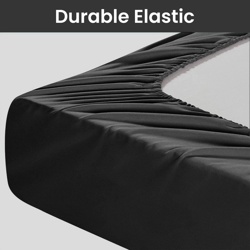 Hafaa Fitted Sheet Extra Deep Pocket Bed Sheet 16 inch