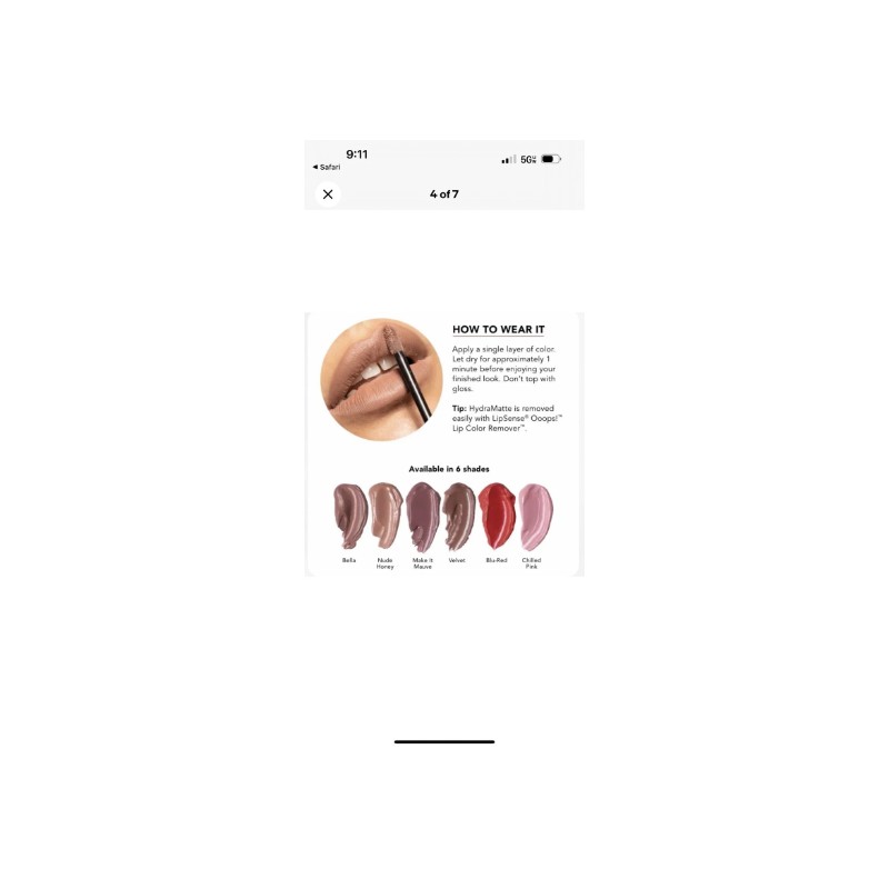 LipSense PRALINE ROSE HydraMatte Senegence Long Lasting Lip Color Item
