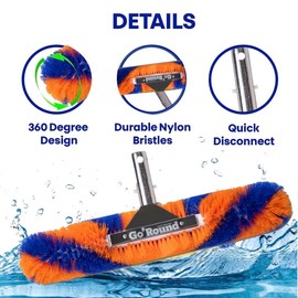 GoRound 360 Pro Pool Brush 18 inches