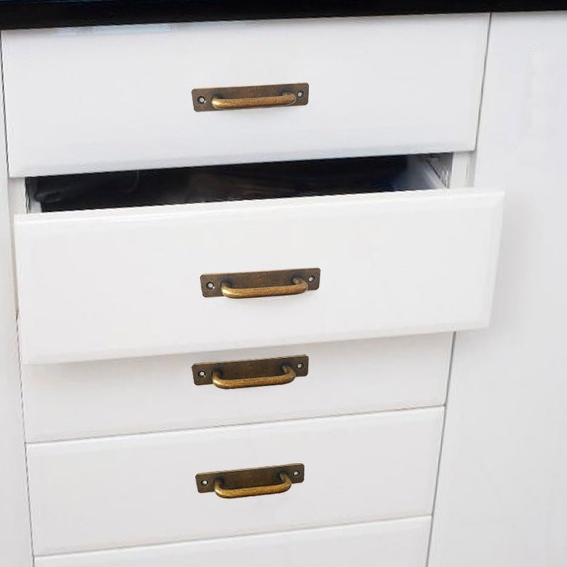 Westablize 2 Pack 5 Inch 128 mm Copper Cabinet Handles