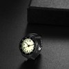 Lancardo Stretch Band Finger Watch: 24 Hour Dial Quartz Elastic