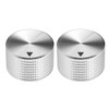 sourcing map Stereo Knob, 25x6x15.5 mm Aluminium Alloy, Volume Control