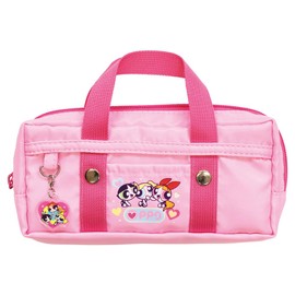 Tees Factory PW-5544398PK Powerpuff Girls Sukuba Style Pouch, Pink, H 3.3 x W 7.5 x D 2.2 inches (85 x 190 x 55 mm)