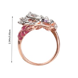 Healeved Dragon Head Design Finger Ring Unique Alloy Jewelry for Men Women Creative Stylish Accessory for Festivals Parties Daily Wear present Choice