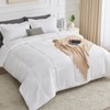 CozyLux California King Comforter Set - White Comforter Cal King