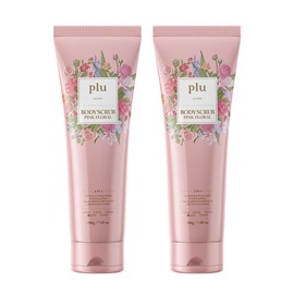 Flu [1+1] Body Scrub Pink Floral 200g, Body Scrub Pink Floral 200g x 2 / 플루 [1+1] 바디스크럽 핑크플로럴 200g, 바디스크럽 핑크플로럴 200g x2개